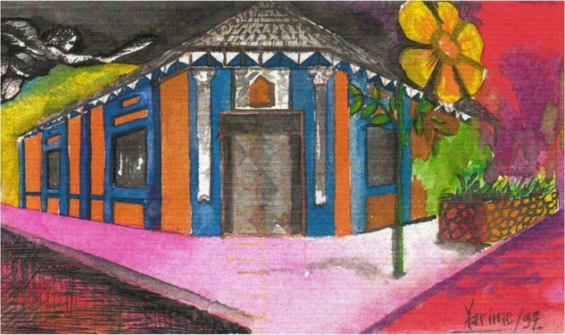 Mirando al Horizonte (cuál Girasol) Watercolour Paper Others