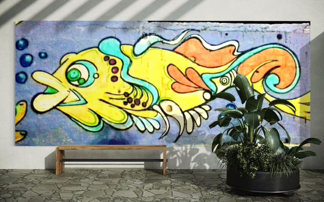 Pez Tropical Acrylic Others Marine Painting