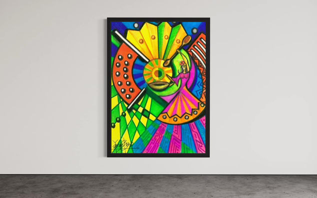 Pilando ando el Amor Amor Mixed Media