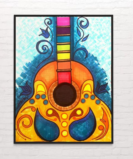 Princesa de Madera Mixed Media