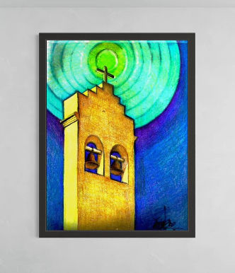 Las Campanas doblan por ti Mixed Media