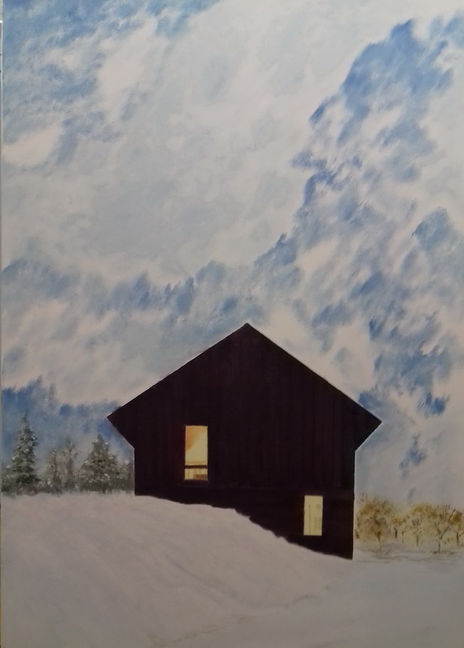 La casa en invierno...