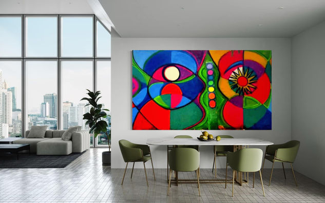 Tu + Yo = Nosotros Acrylic Textile Others