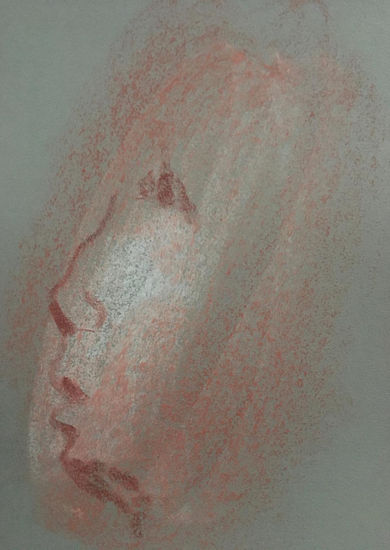 Perfil Pastel Paper Portrait