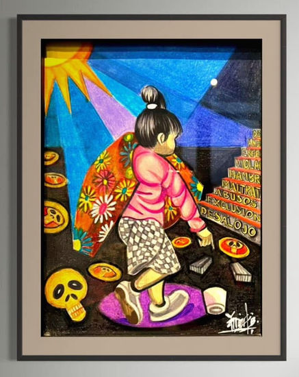 Sueños a Cuestas Mixed Media