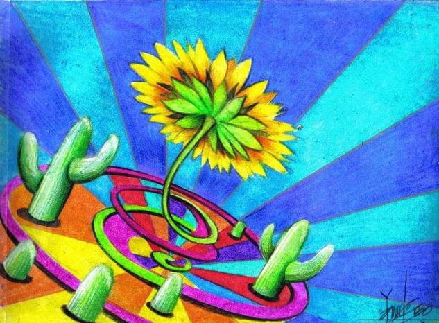 Espinoso Florecer Mixed Media