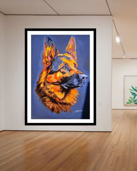 khronos el perrito Acrílico Lienzo Animales