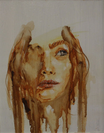 Derivas de la Esencia 7 Oil Panel Portrait