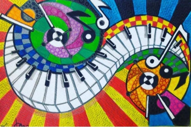 Alma Enteclada (Sinfonía Infinita) Acrylic Others Figure Painting