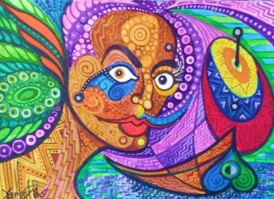 Te observo Acrylic Others Portrait