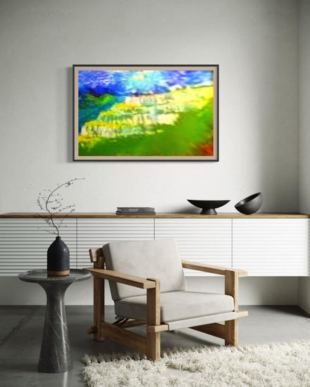 Cerro Pintao’ (Poesía a la Montaña ) Acrylic Canvas Landscaping