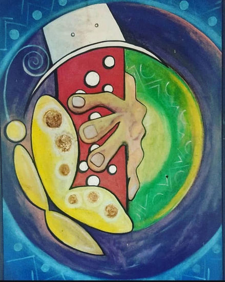 Bajo el sombrero (Versión III) Acrílico Lienzo Otros