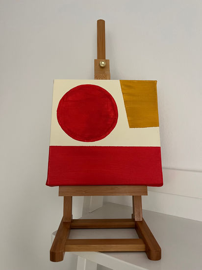 Mesa Puesta 1/4 Acrylic Canvas Figure Painting
