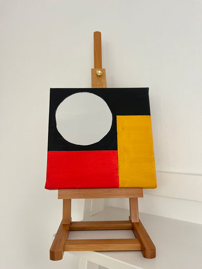 Mesa Puesta 3/4 Acrylic Canvas Figure Painting