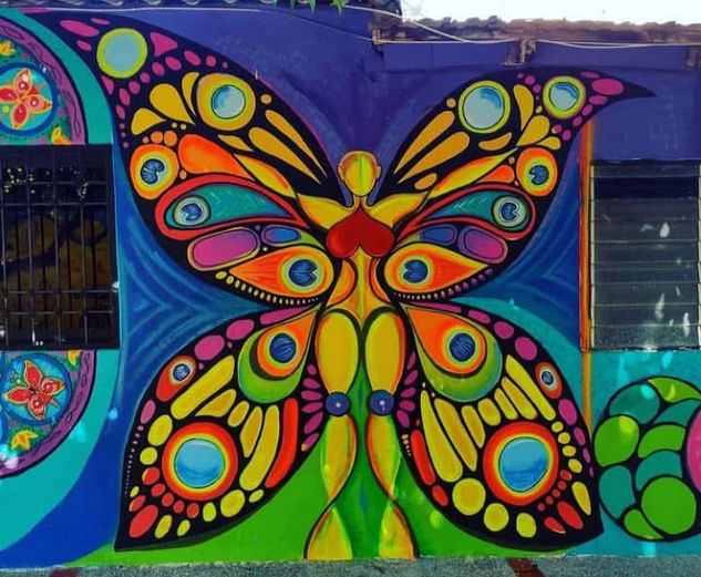 Mujer Mariposa Acrylic Others Others