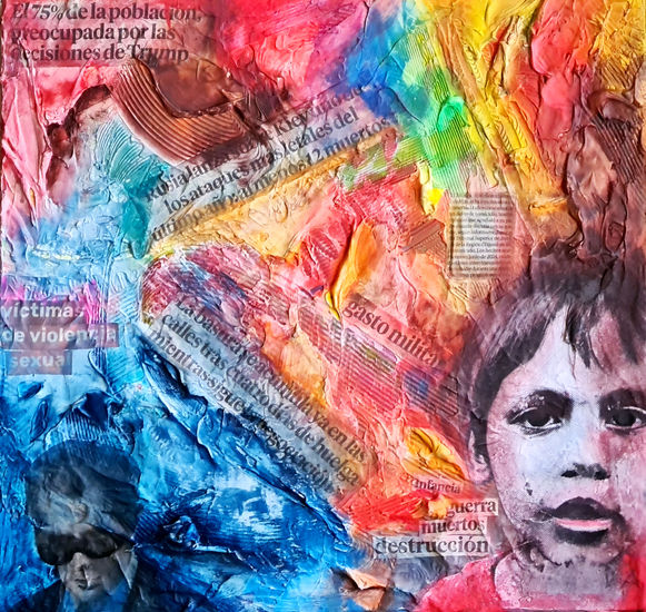 La herida visible Mixed media Canvas Others