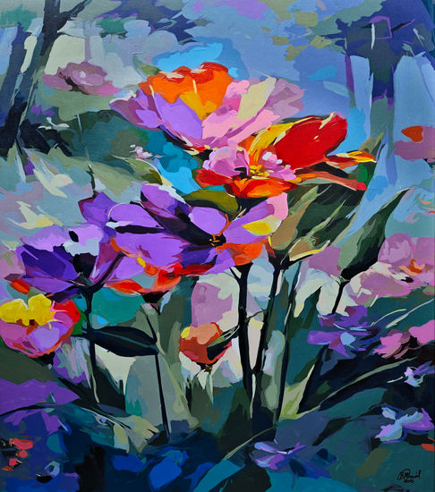 A spell caught in the wind Acrylic Canvas Landscaping