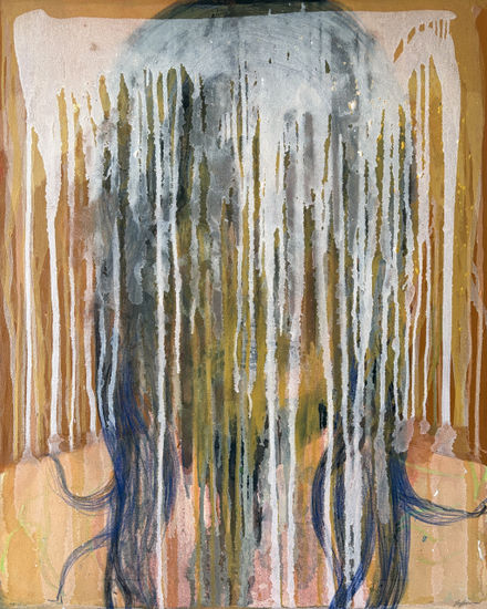 Abstract Face Series Mixed media Canvas Figure Painting