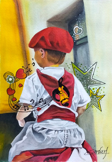 MARTIN Watercolour Paper Figure Painting