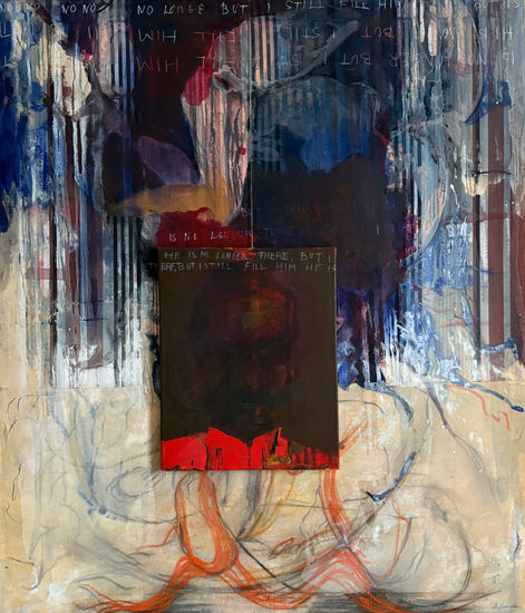 Dance of the Wolves Media Mixta Lienzo Desnudos