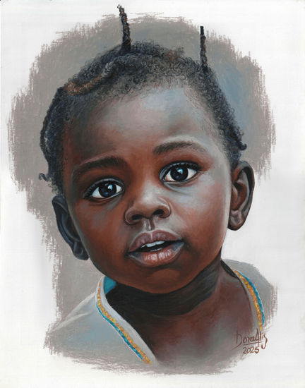 Colores de la Inocencia 11 Pastel Card Portrait