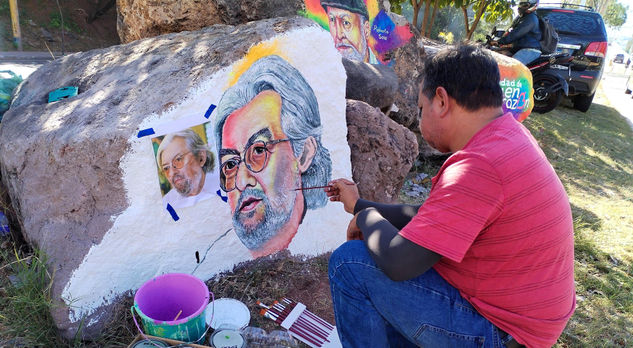 PINTORES HONDUREÑOS, MURALISMO HONDURAS Acrylic Others Figure Painting