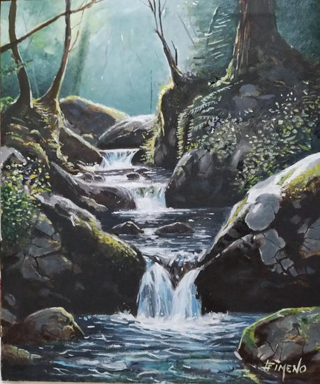 MARINA Oil Canvas Marine Painting
