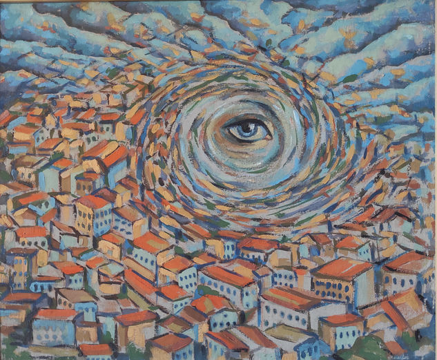 Agujero negro Oil Canvas Others