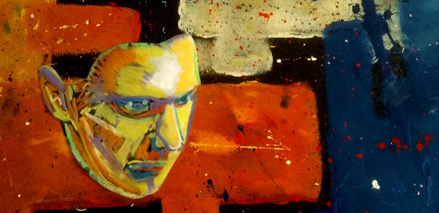 Gonzalez Tuñon Mixed media Paper Figure Painting