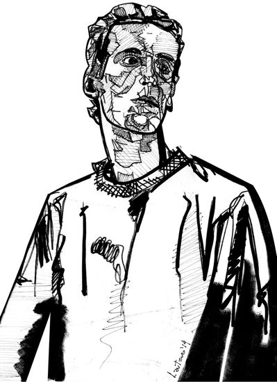 Luis Alberto Spinetta  El Flaco Mixed Media