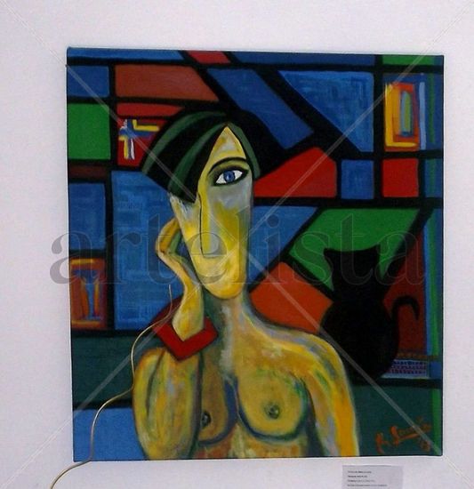 la loca Mixed media Canvas Others