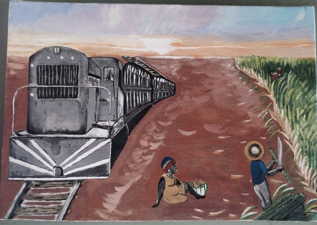 Sugar cane Acrílico Lienzo Paisaje