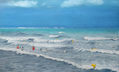 Surfistas con borrasca