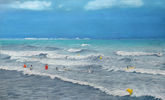 Surfistas con borrasca