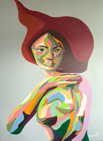 Partes Acrylic Canvas Portrait