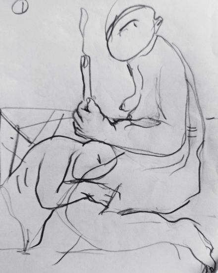 ESTUDIO PARA UNA CRÓNICA EN BAMBERG Pencil