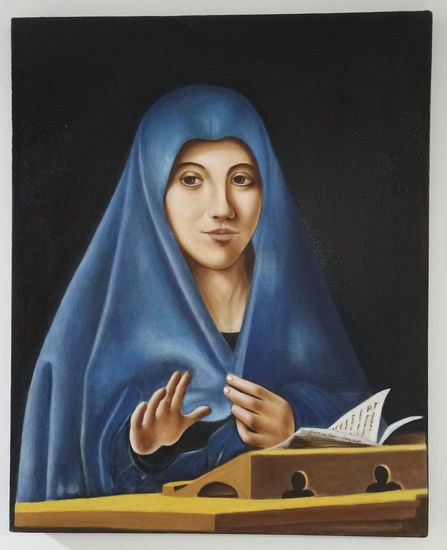La Virgen de la Anunciación Óleo Lienzo Retrato