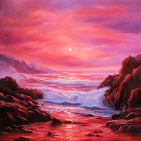 Red Seascape Fantasy