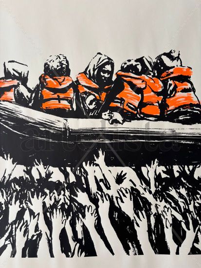 Banksy Print Glastonbury Boat 2025 