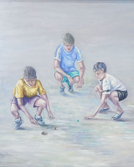 El juego Oil Canvas Figure Painting