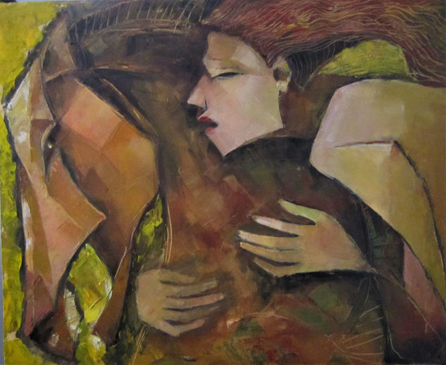 A DONDE ME LLEVE EL VIENTO Oil Canvas Figure Painting