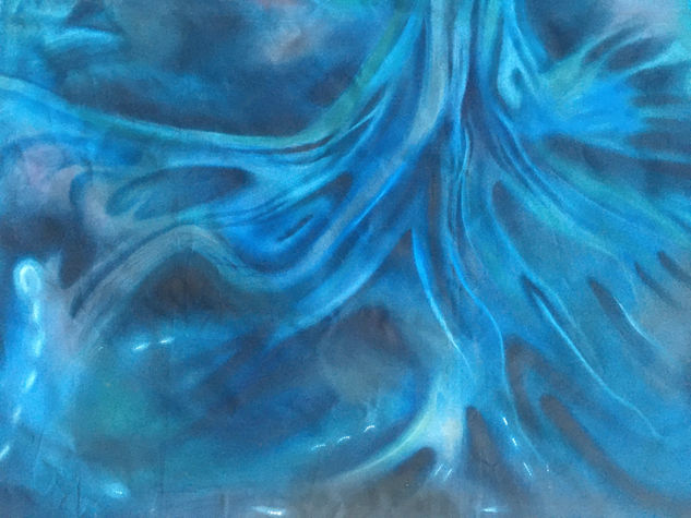 Amazonia nocturna Oil Textile Landscaping