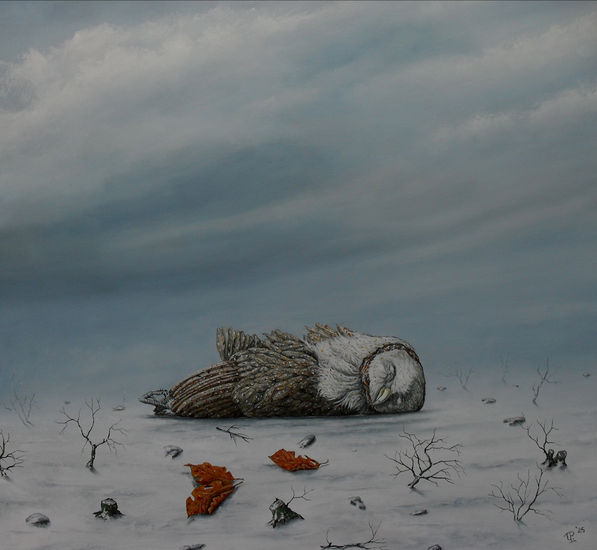 winterlandscape Oil Panel Landscaping