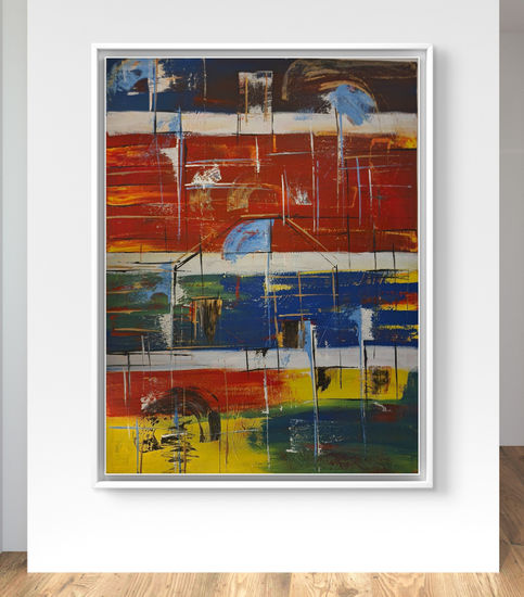 Territorios en ruido Acrílico Lienzo Otros