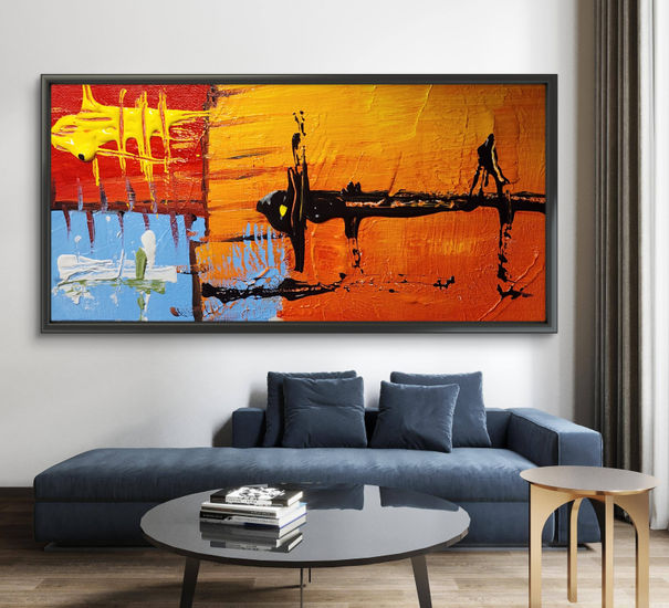 Sinfonía del horizonte Acrylic Canvas Others