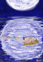 Mujer Flotando en la Luna
