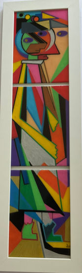 Capitán uno Felt-tip pen Canvas Figure Painting