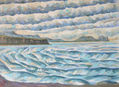 Nubes y olas en...