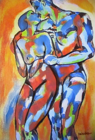 "Sensual Symphony" Acrílico Lienzo Figura