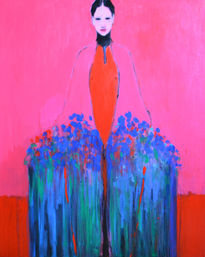 Mujer fuerte en flor